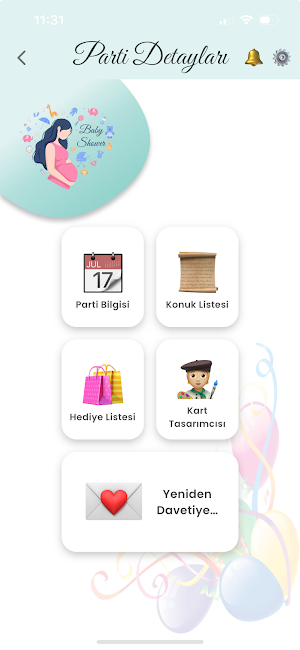 BabyShower Screenshot 2