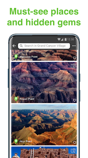 Grand Canyon Village SmartGuide Audio & Maps Screenshot 2