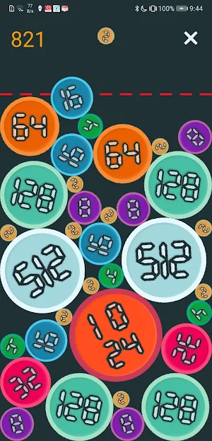 2048 touch ball Screenshot 2