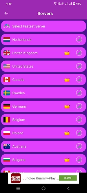 Cyber Ghost - Secure Turbo VPN Screenshot 1