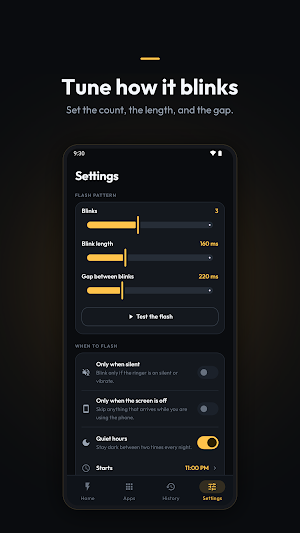 Notification flashlight Screenshot 3