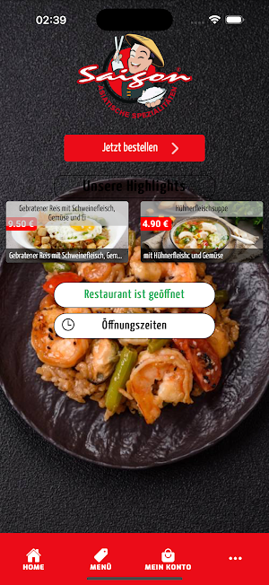Saigon Imbiss Online Screenshot 0