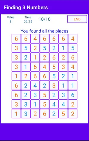 Finding 3 numbers Screenshot 2