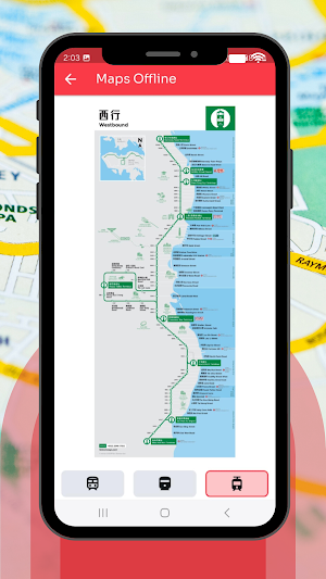 Hong Kong Metro MTR Map 2025 Screenshot 3
