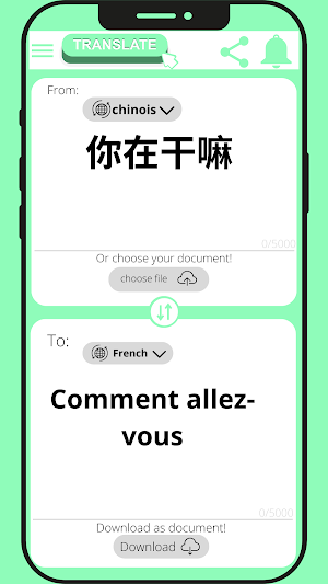 French - Chinese translator Screenshot 2
