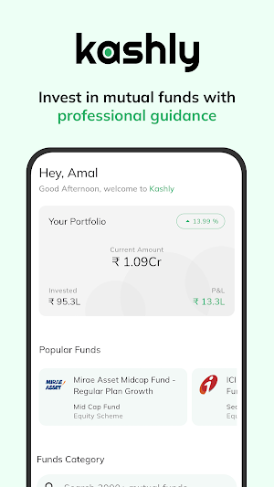 Kashly - Mutual Funds & SIP Screenshot 0