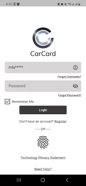 CarCard Screenshot 0