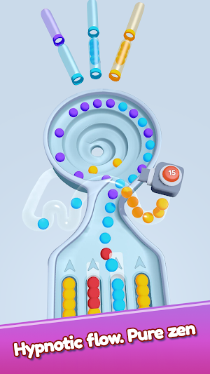 Spiral Sort 3D: Marble Run Screenshot 3
