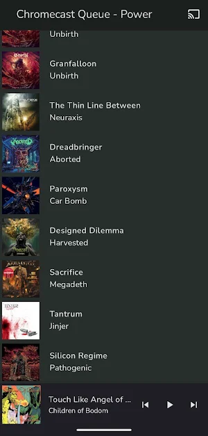Chromecast Plugin PowerAmpache Screenshot 0