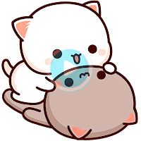 Animated Mochi Cat Stickers