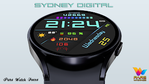 Sydney Digital Watch Face Screenshot 3