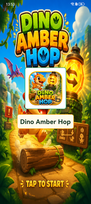Dino Amber Hop Screenshot 0