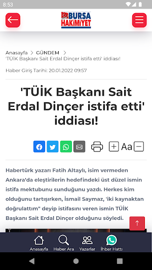 Bursa Hakimiyet Screenshot 2