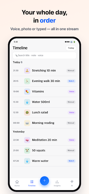 VibeRoutine: Voice Routine Log Screenshot 3