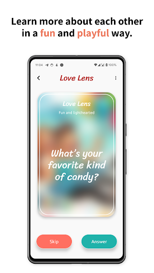 Love Lens: Card Game Quiz Screenshot 2