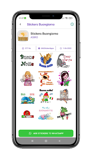 Buongiorno WAStickersapp 2023 Screenshot 2