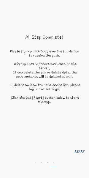 Push Delivery (Tablet Push, Sub Device Push) Screenshot 3