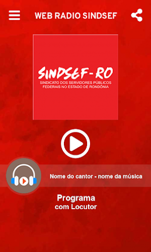 Web Rádio Sindsef Screenshot 0