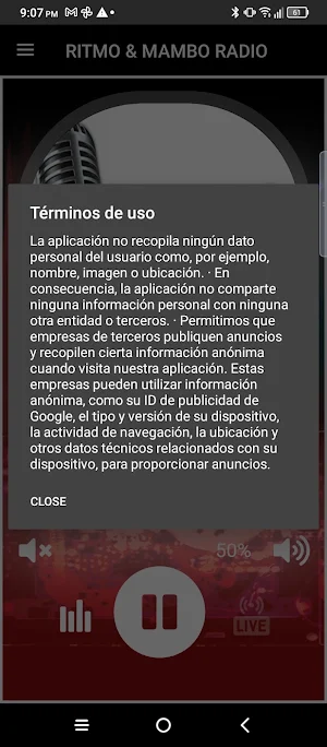 Ritmo y Mambo Radio Screenshot 1