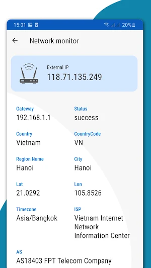 Router Admin and WiFi Analyzer Screenshot 1