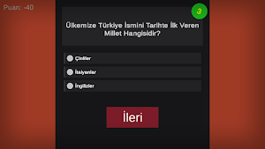 Türk Tarihi Testi Screenshot 0