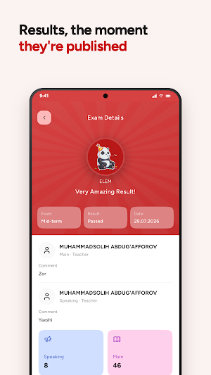 Result Parent Screenshot 1