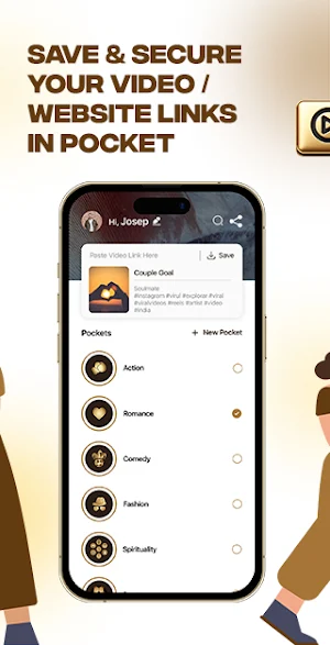 Media Wallet: Bookmark Links Screenshot 2
