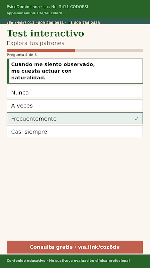 Psicología Positiva  Bienestar Screenshot 2