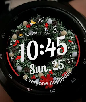 ACRO Happy Christmas Watchface Screenshot 0