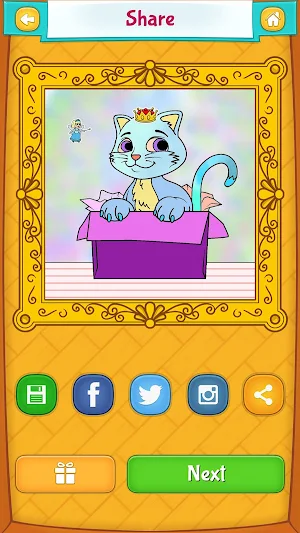 Cat Coloring Pages – Coloring Book Screenshot 3