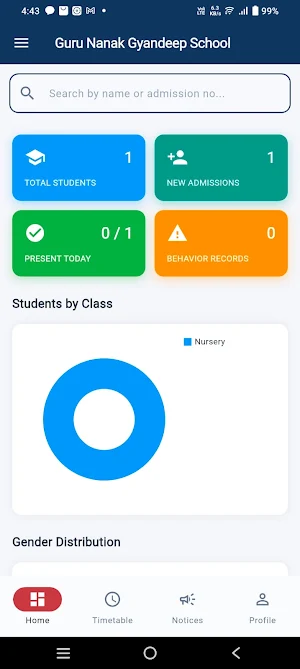 G.N.G.D School Staff Screenshot 2