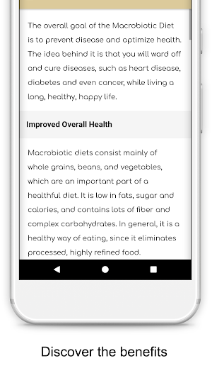 Macrobiotic Diet Guide Screenshot 2