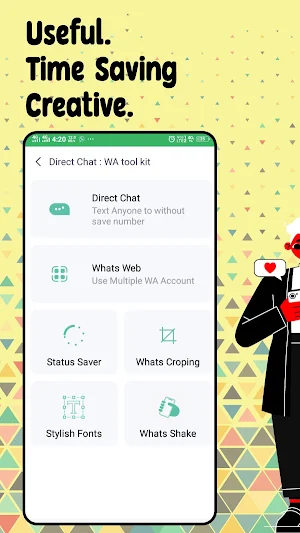 Direct Chat : WA tool kit Screenshot 0