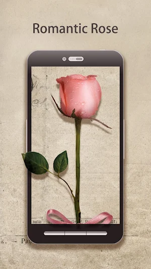Rose And Poetry Live Wallpaper Screenshot 1