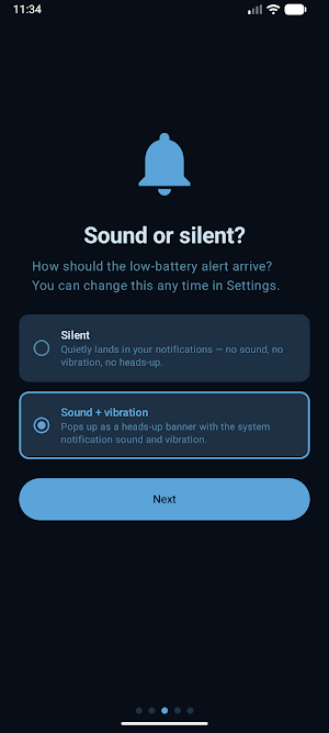 Watch Battery Alert: WatchOver Screenshot 2
