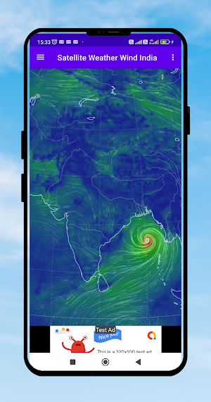 Satellite Weather Wind India Screenshot 0