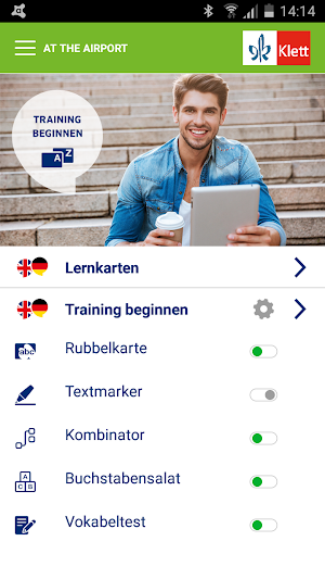 Green Line Vokabeltrainer Screenshot 2