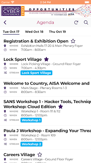CyberCon Melbourne Screenshot 2