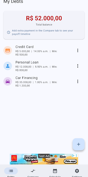 Quita: Debt Payoff Planner Screenshot 0