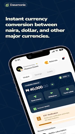 Dasamonie Finance Screenshot 0