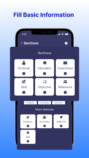 CV Create - Resume Builder Screenshot 2