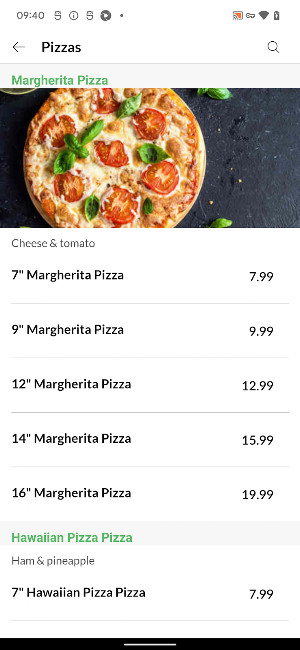 Positano Pizza Screenshot 1