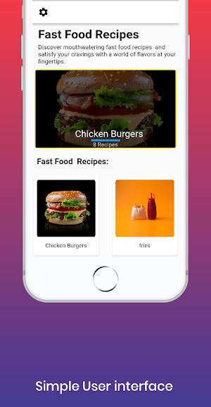 Fast Food Recipes Screenshot 1