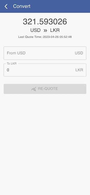 USD to LKR Screenshot 1
