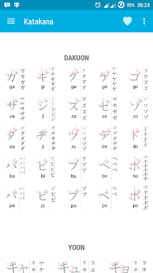 Hiragana Katakana (Indonesia) Screenshot 2