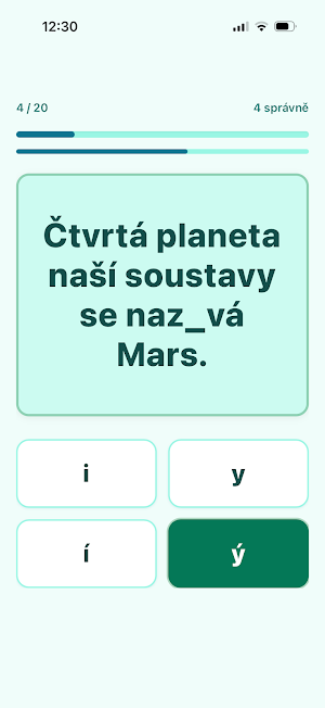 Vyjmenovaná slova Screenshot 1