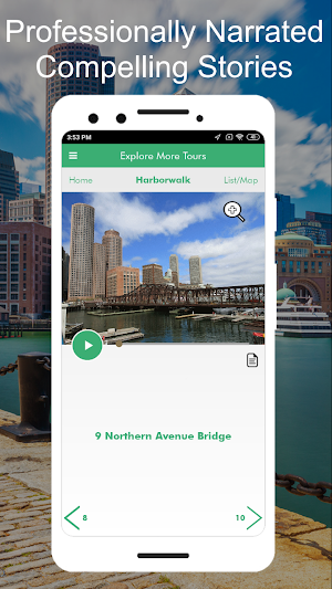 Harborwalk Boston Audio GPS Tour Guide Screenshot 2