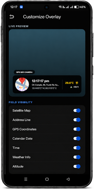 GPS Camera: Map & Timestamp Screenshot 2