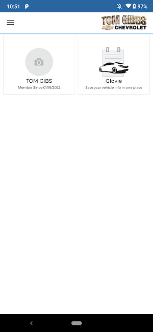 TOM GIBBS AUTO Screenshot 3