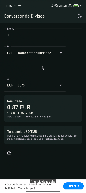 Conversor de Divisas Screenshot 1